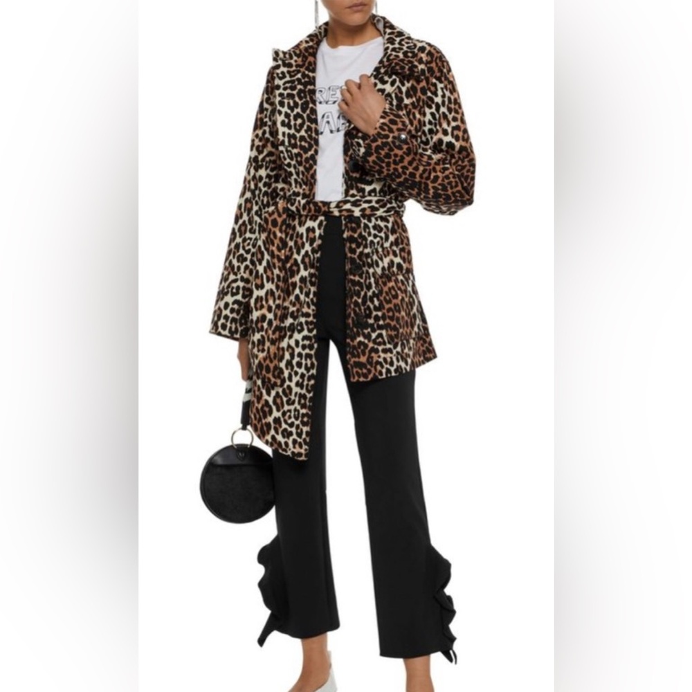 Opening‎ Ceremony Women’s High Waist Ruffle Leg Black Trouser Dress Pant Size 12
